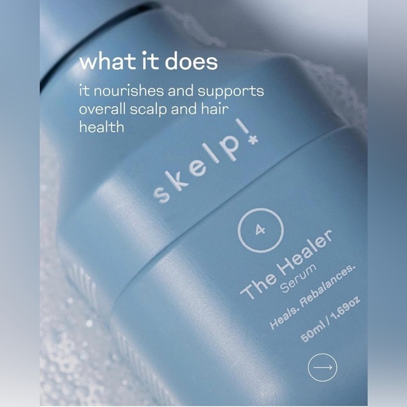 Skelp The Healer Nourishing Hair Serum Biotin Supporting Hair Growth Shiner Hair - Picture 2 of 7